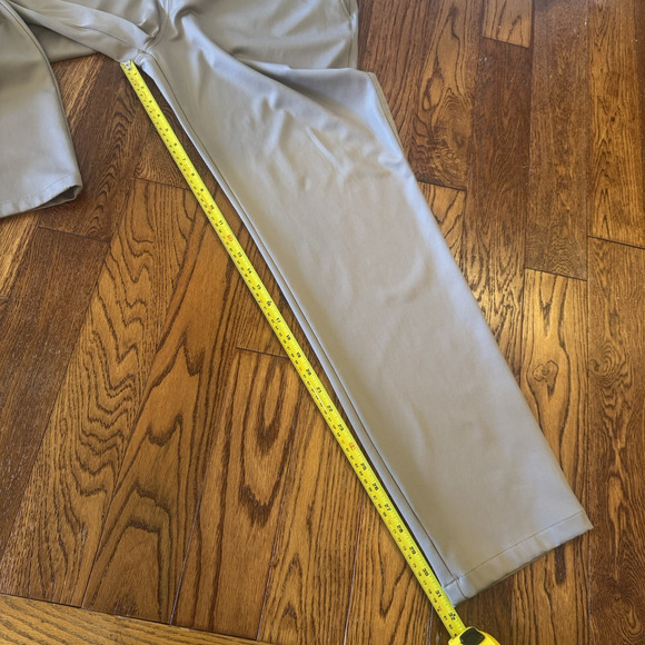 Greyson Sequoia Knit Trouser Mens 38 x 32 Khaki Beige Golf Performance Pants - Picture 11 of 14